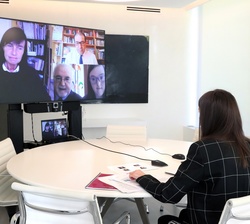 Videoconferencia de Su Majestad la Reina con Down España